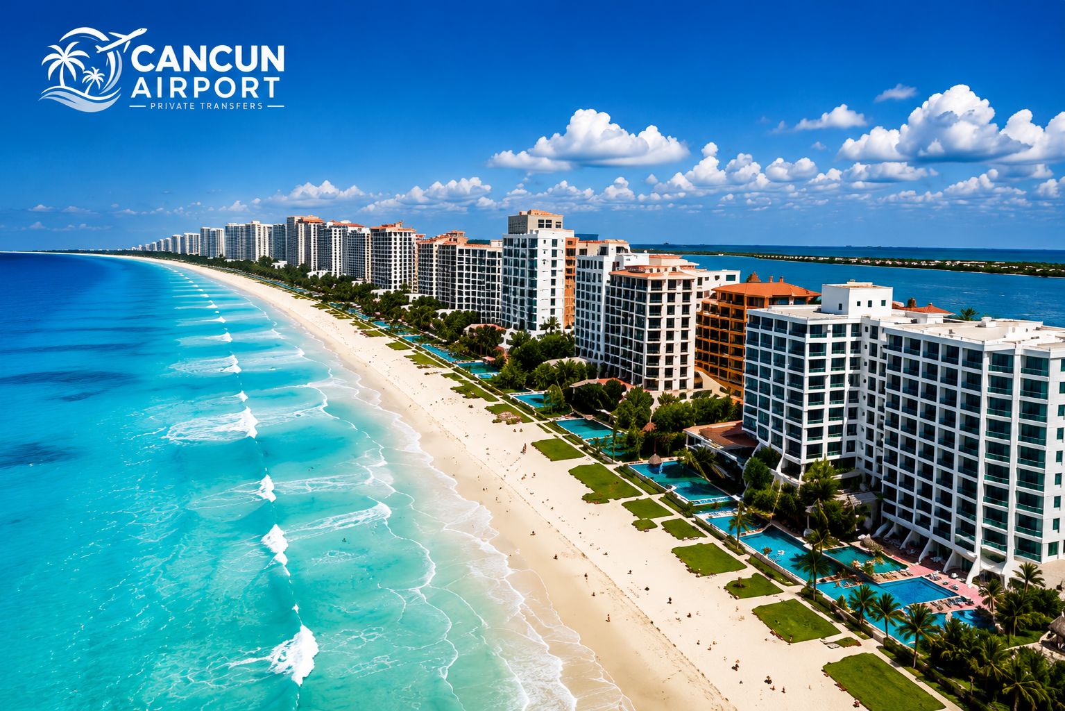 Cancun Airport private transfer to Cancun Hotel Zone